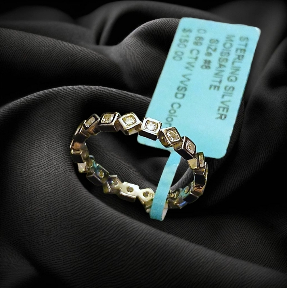 925 Moissanite Ring